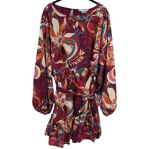 NEW Baltic Born Tally Mini Dress Color Tropical Paradise Floral Lined Size 3X - Picture 2 of 12